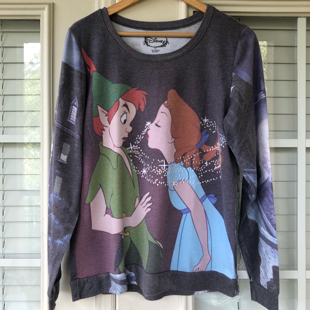 Women’s Long Sleeve Peter Pan Print